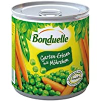 Los mejores  - Bonduelle Guisantes de jardín con zanahorias- paquete de 6 unidades (6 x 400 g)